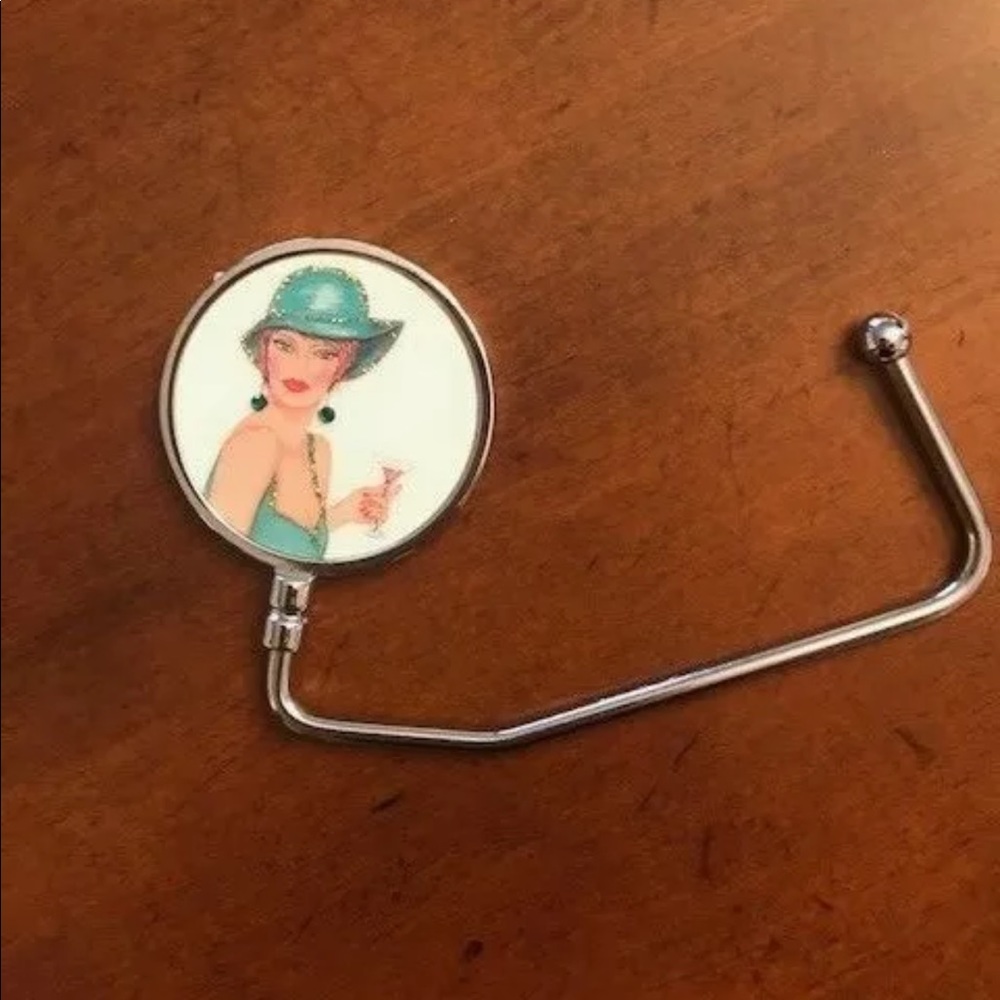 3/$5 Purse Hook/Hanger-Mint Hat Lady